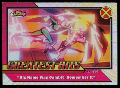 HIS NAME WAS GAMBIT 2025 TOPPS FINEST X-MEN '97 GREATEST HITS REFRACTOR #GH-20