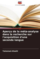 AperçU De La MéTa-Analyse Dans La Recherche Sur L'acquisition D'une Seconde...