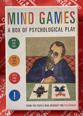 Mind Games: A Box of Psychological Play 2008 Game NEW Sealed
