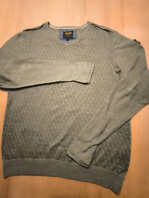 PME LEGEND  Pullover  Gr. L   khaki  Achselweite 58cm