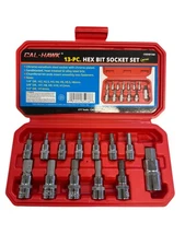 13PC Hex Allen Master Socket Bit Set S2 Steel METRIC S2 STEEL