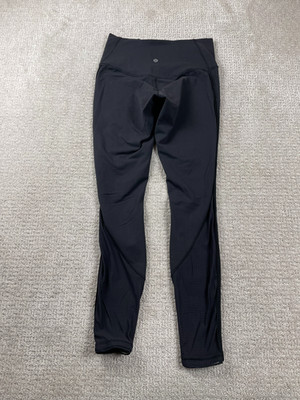 Lululemon Align Leggings Women 6 Black Ankle High Rise Athleticwear Gymwear Yoga