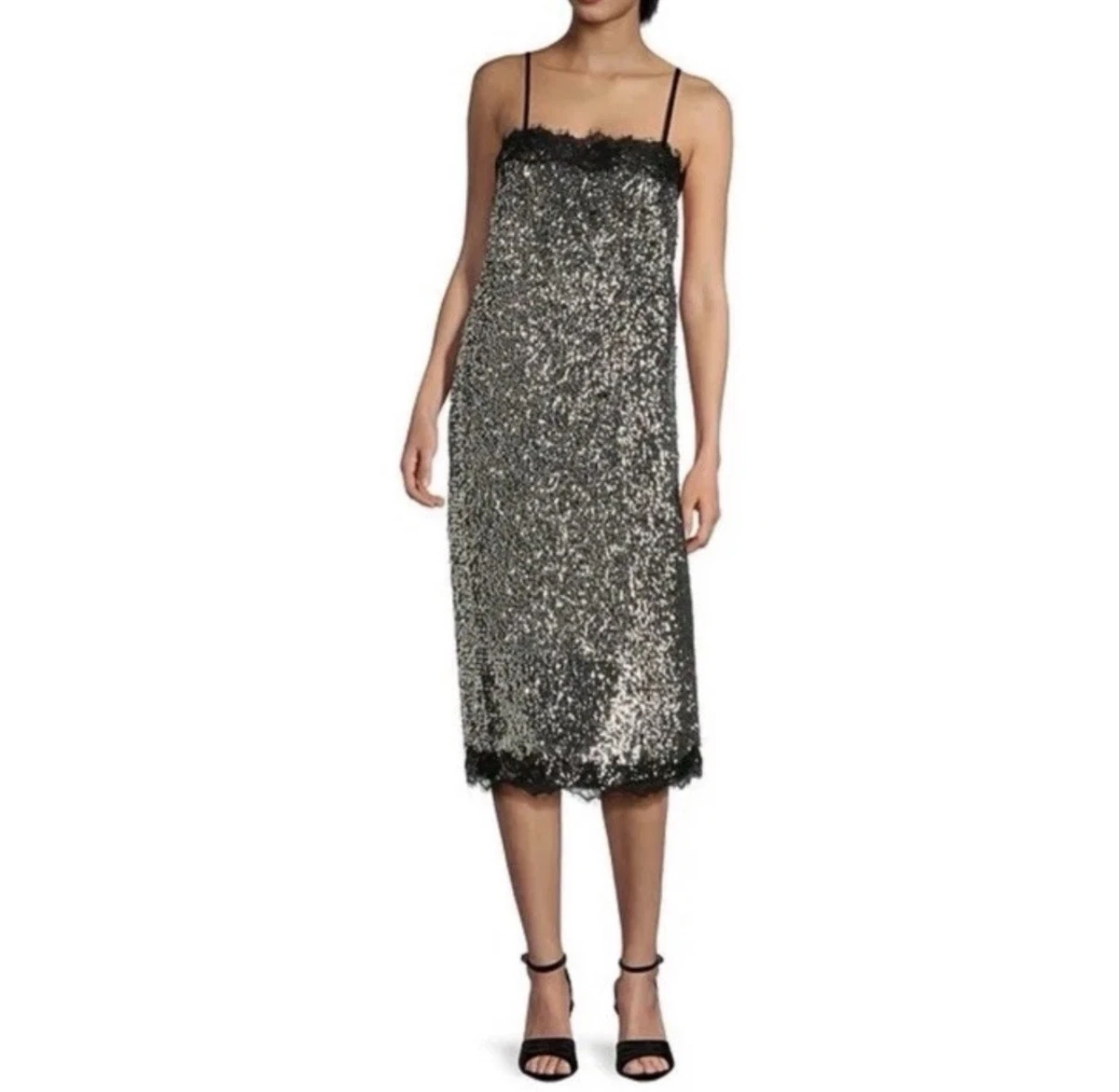 Lace Sheath Silver Dresses for Women for sale