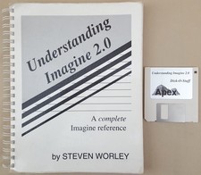 Understanding Imagine 2.0 Book w/Disk  1992 by Steven Worley for Commodore Amiga