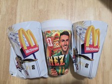 McDonald's FIFA World Cup Collectible Plastic Cups Set of 3 White/Multicolor