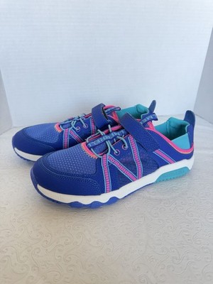 Merrell Women's Athletic Low Top Sneaker Hook & Loop Blue Pink Teal MK164951