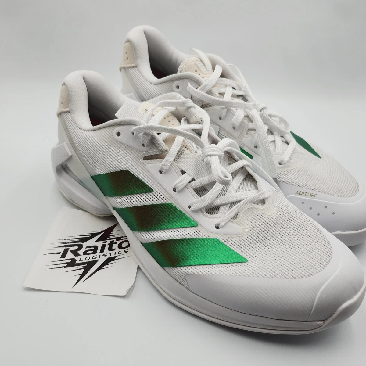 Adidas Adizero Ubersonic 5 Mens Tennis Shoes White Green JP5775 Size 8 New adidas Ubersonic for Sale | Authenticity Guaranteed | eBay main image 2