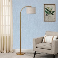 Image of 9.5M Plain Thick Textured Heavy Duty Embossed Non-Woven Stripes Wallpaper Roll