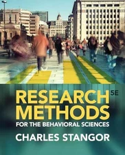 Research Methods for the Behavioral - Paperback, by Stangor Charles - Acceptable