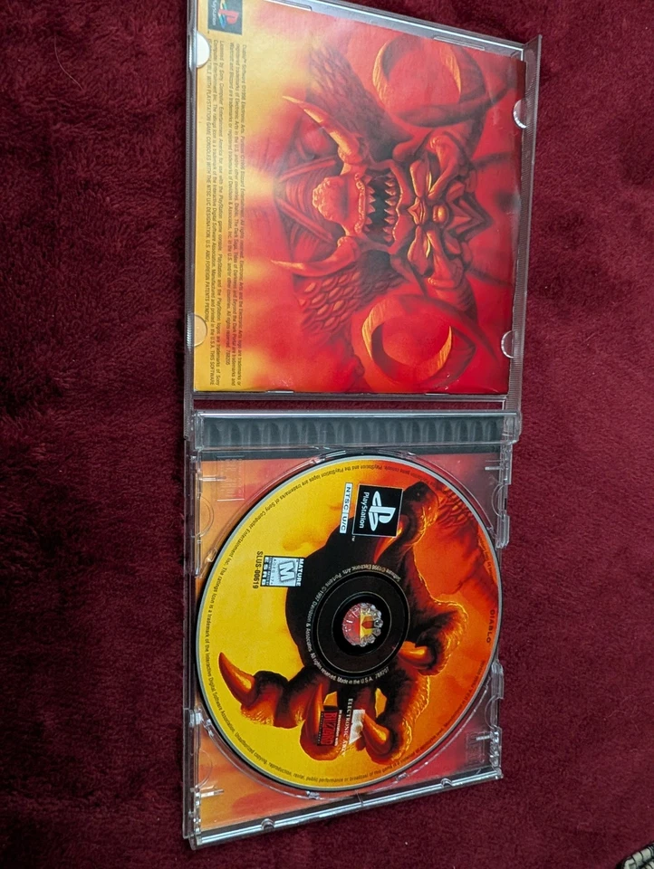 Diablo Sony PlayStation 1 *1998* CIB with Manual AND Registration Card *Working* - Image 3 of 4