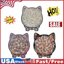 135-Piece Morandi-Colored Cat Shaped Wooden Jigsaw Puzzle Educational Games AE
