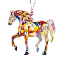 Artistic 2025 Horse Christmas Ornament Festive Tree Decoration Gift Festive
