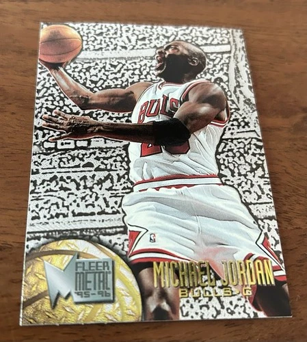 1995-96 Fleer Metal - Michael Jordan #13 Spotlight Silver