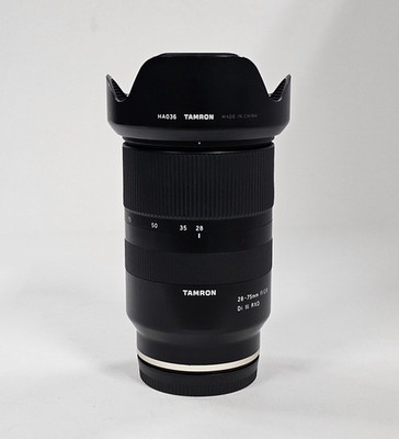 #Tamron 28-75mm f/2.8 Di III RXD Lens for Sony E Mount (S/N 515698)