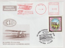 1998 Erinnerungsstempel WIEN-KIEW Sonderfreistpl.+Sondermarke (31)