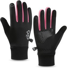 Kids Winter Warm Gloves - Touchscreen Thermal Water-Resistant for Boys Girls Run