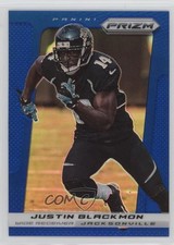 2013 Panini Prizm Wal-Mart Blue Prizm Justin Blackmon #40 yj7