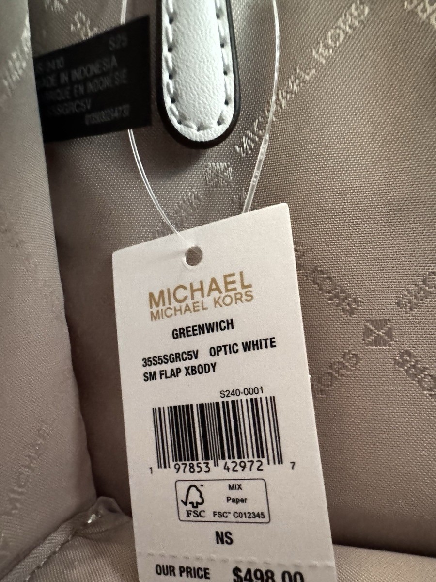 Michael Kors Greenwich SM Convertible Shoulder Flap Crossbody Bag