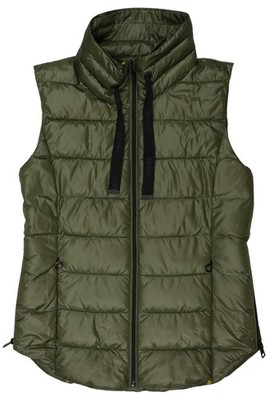 Esprit Weste Damen ärmellose Jacke Steppweste Kostümweste Gr. XS Grün #ajgrjgi
