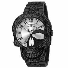 Invicta Artist Skull Men's Watch - 50.5mm, Steel, Black 33967