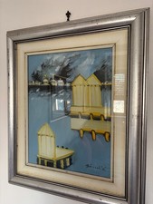 Quadro olio su tela "Venezia" Remo Brindisi