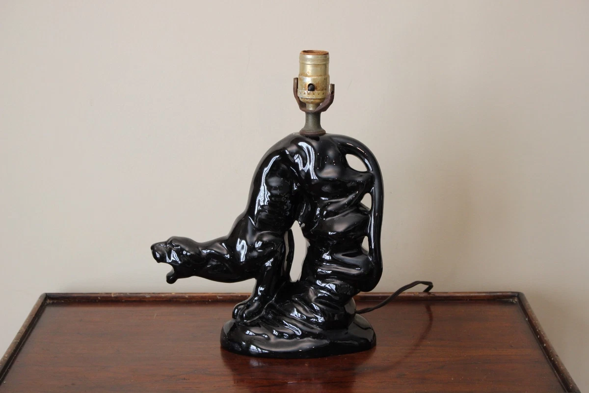 Vintage Panther Lamp In Collectible Table Lamps for sale | eBay