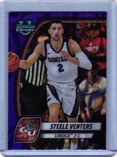 2024-25 Bowman Chrome University Purple Lava Steele Venters