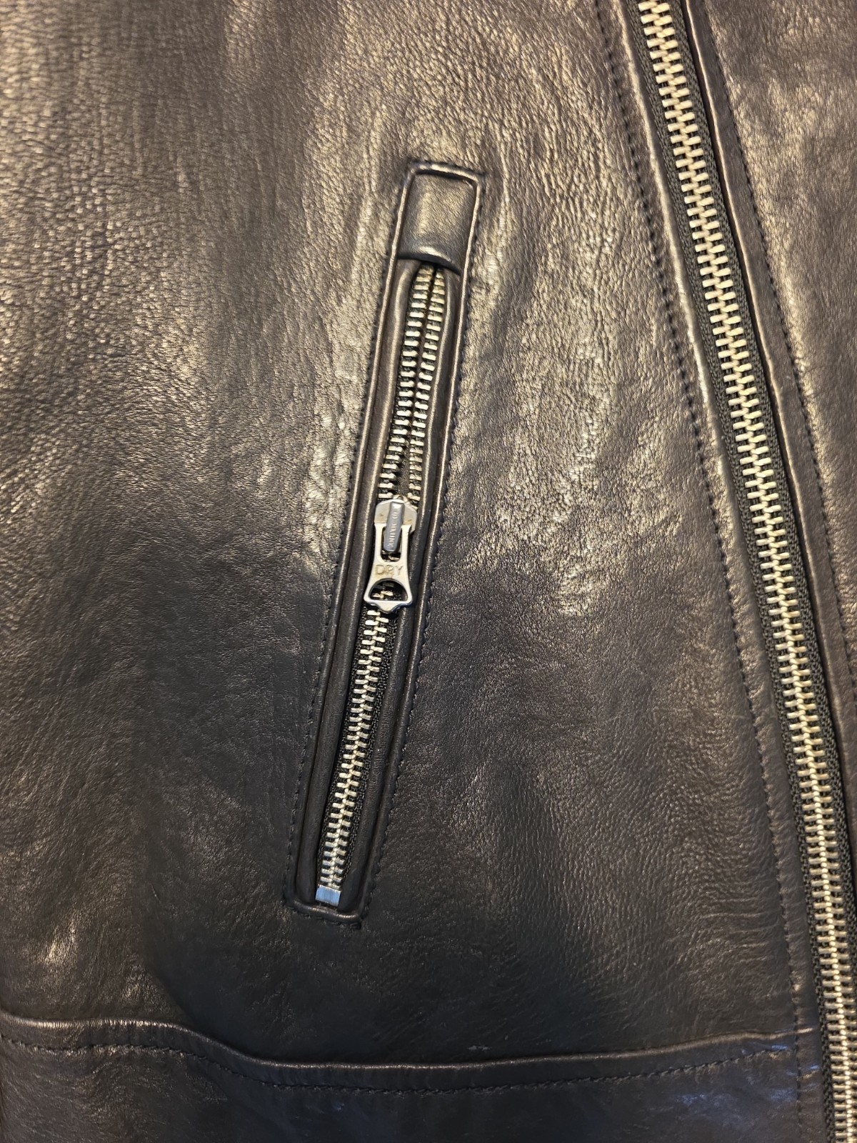 Superdry  Leather Moto Biker Jacket image 5