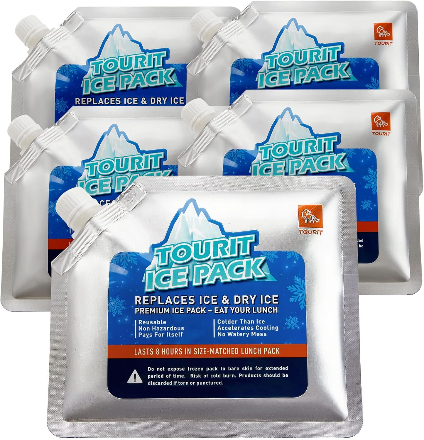 Reusable Ice Pack for Coolers Long Lasting Cooler Ice Packs for Cooler Bag Lunch