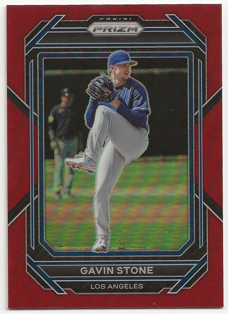 2023 Panini Prizm Red Gavin Stone/199 #156