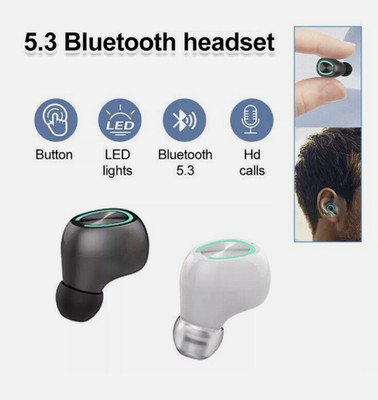Single Mini Wireless Bluetooth Earphone In Ear With Microphone Handsfree From NJ