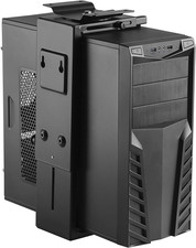 Adjustable Under Desk Computer  Wall Mount CPU Holder Adjustable Height  Width