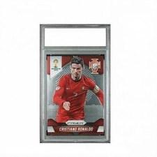 Panini Prizm World Cup Cristiano Ronaldo Portugal PSA 9 Soccer Trading Card