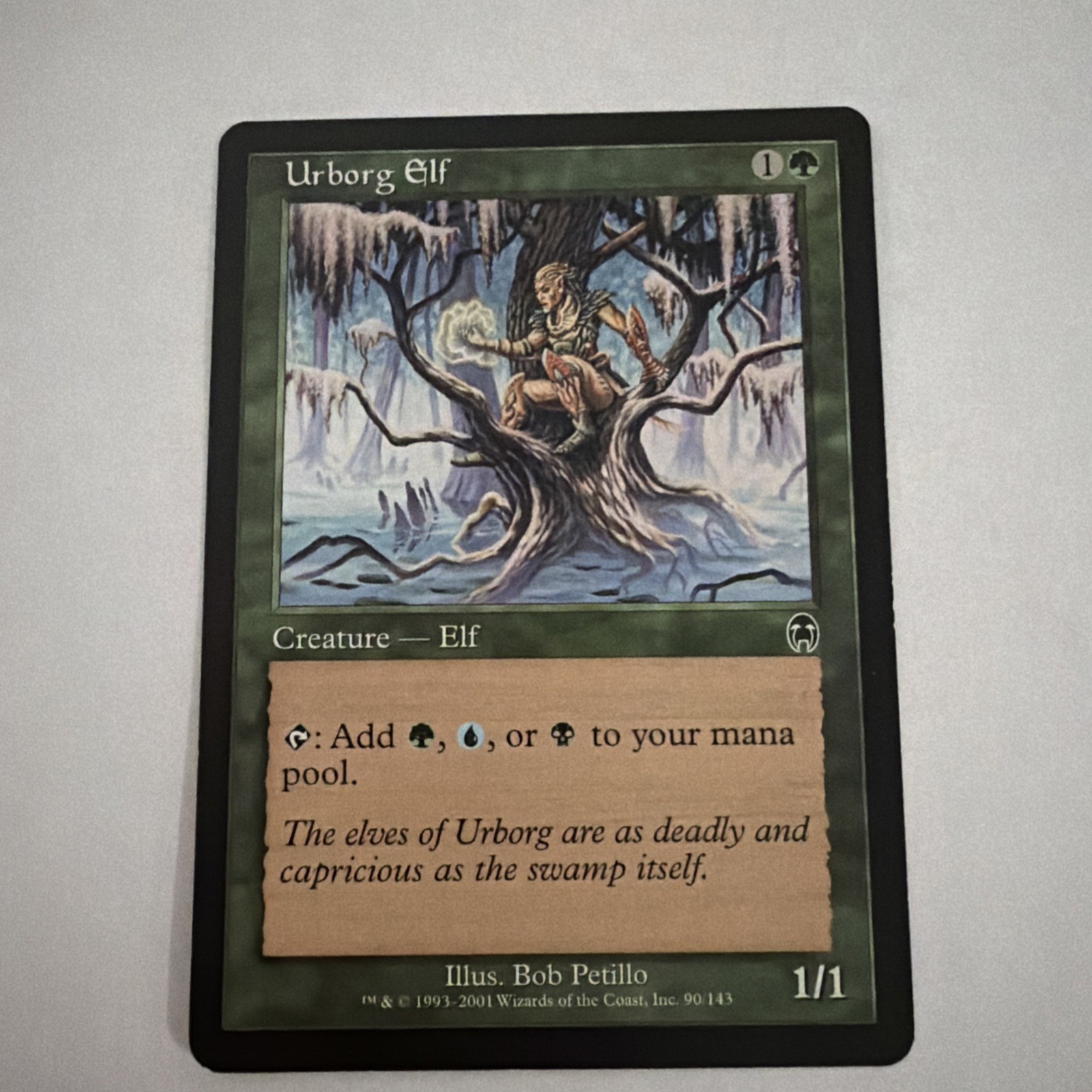 Urborg Elf 90 Common Apocalypse Magic: The Gathering 90/143 Vintage 2001 LP