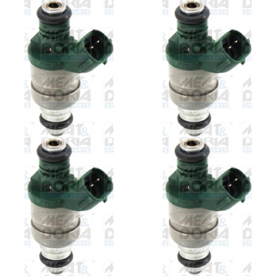 4x MEAT & DORIA Einspritzdüse Einspritzventil für Audi A3 8L1 1.6 VW Golf IV 1J1