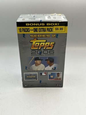 Topps Series 2 2006 Baseball Cards Factory Sealed Retail/Blaster Box 10 Pks + 1