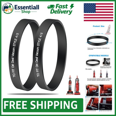 #ad High Elastic Rubber Vacuum Belt Replacement for Dirt Devil Style 4 5 2 Pack $10.39