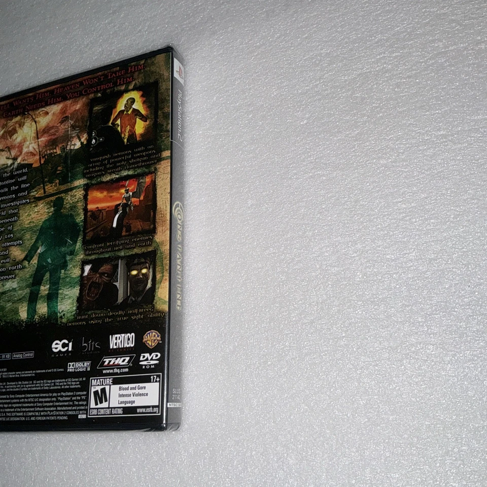 PS2 Constantine NTSC USA Region Sony PlayStation 2 Brand New Factory Sealed Rare - Image 3 of 4