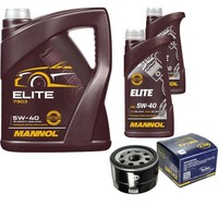 Inspektionspaket 7L Mannol 5W-40 FüR Dacia Duster Logan MCV 1.6 16V 1.4 Sandero