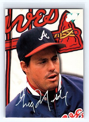 1993 Leaf Studio #196 Greg Maddux Atlanta Braves