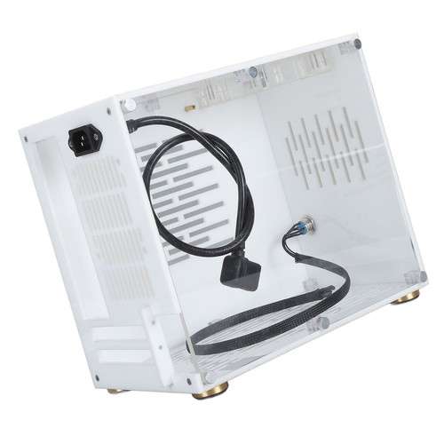 Mini ITX Computer Case Professional 360° Open Type Acrylic Side Transparent D CB - Afbeelding 12 van 24