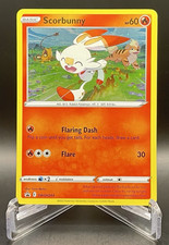 Scorbunny SWSH244 Cosmos Holo Black Star Promo Carta Pokemon Arte Unica NM/M