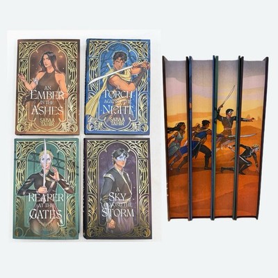 Fairyloot  SIGNED An Ember in the Ashes Set Exclusive Iron Edition - US SELLER