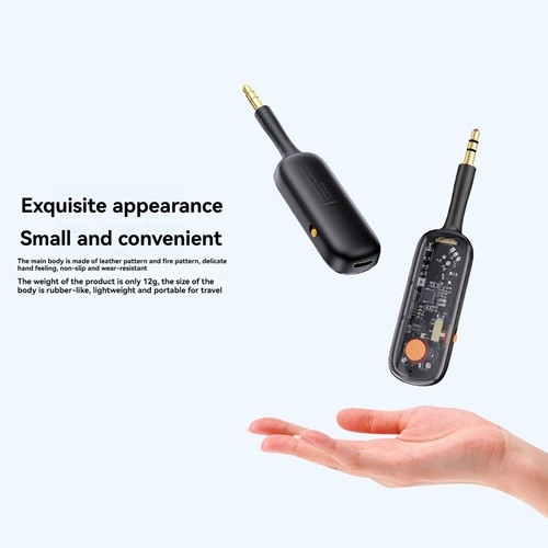 Bluetooth 5.3 Audio-Empfänger/Sender AUX mit Mikrofon Stereo-Musik-Drahtlos3163 - Bild 3 von 10