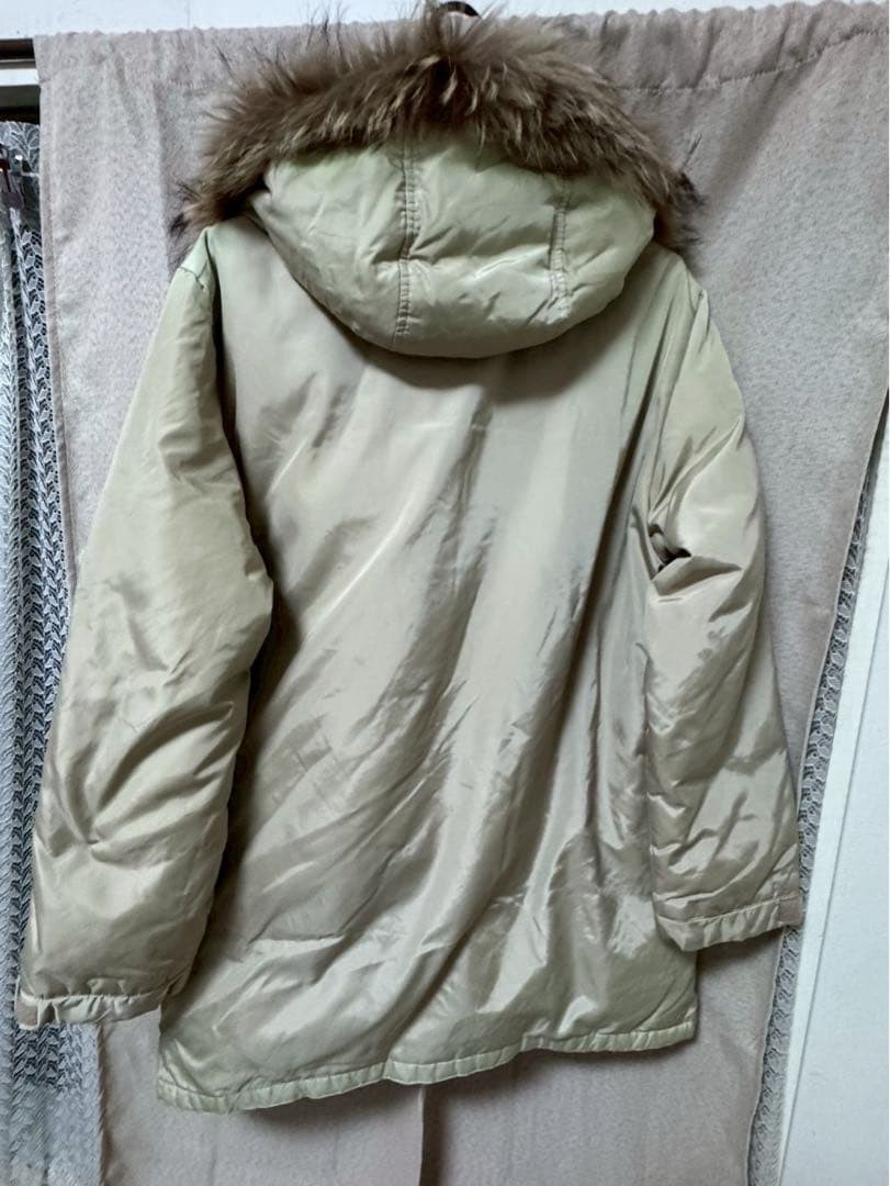 BURBERRY BLACK LABEL Down Jacket Beige Size L From Japan thumbnail 23