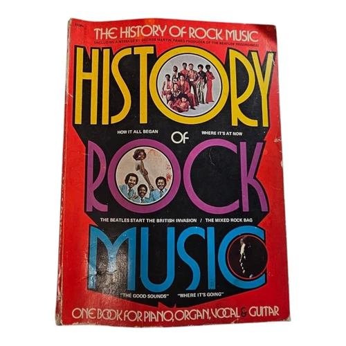 History Of Rock Music Piano Organ Vocal
