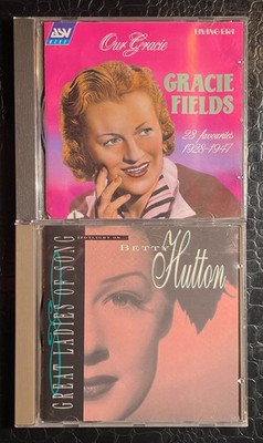 GRACIE FIELDS 23 Favorites 1928-1947 & BETTY HUTTON Great Ladies Of Song 2 EX CD