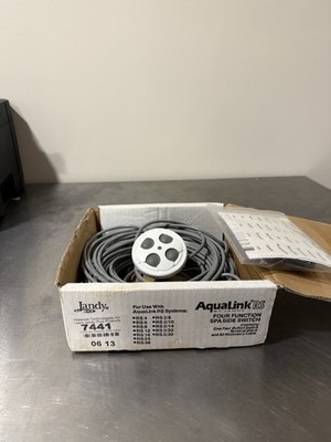 Jandy Spa Side Remote RS 7441 Aqualink/Zodiac 4 Function 4 Buttons 100Ft - White