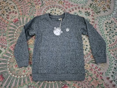 NEU Bellybutton Sweatshirt Pullover Gr. 115 Grau Anthrazit Meliert NP 35 