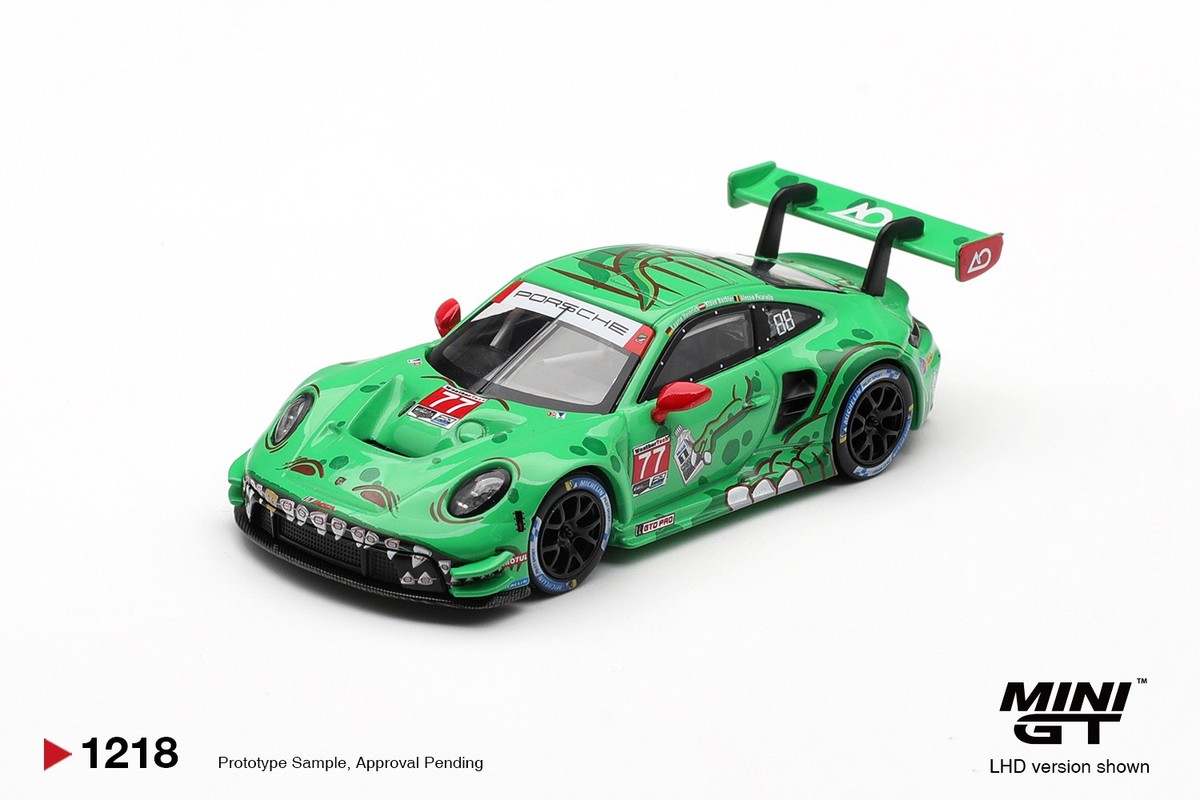 Pre-order) MINI GT #1218 Porsche 911 GT3 R (992)#77 AO Racing 2025